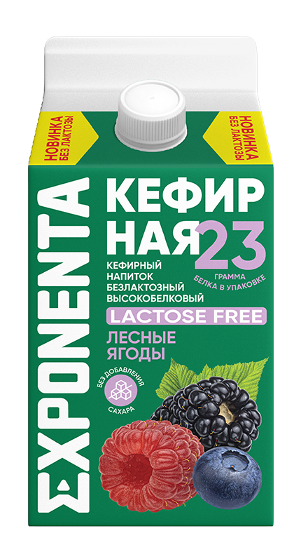 EXPONENTA – Высокобелковый кисломолочный напиток